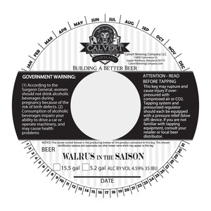 Calvert Brewing Company Walrus In The Saison