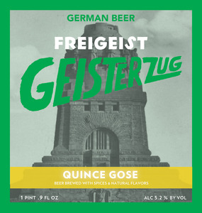 Freigeist Quince Gose July 2015