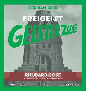 Freigeist Rhubarb Gose July 2015