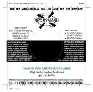 New Holland Brewing Company Dragon's Milk Reserve Triple Mashed