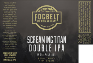 Screaming Titan Double Ipa July 2015