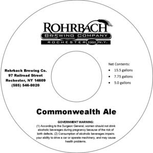 Rohrbach Commonwealth Ale