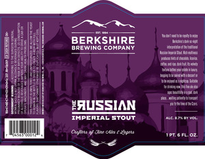 Berkshire Brewing Company The Russian Imperial Stout