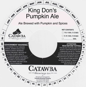 Catawba Brewing Co. King Don's Pumpkin Ale