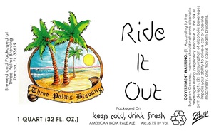 Three Palms Brewing Ride It Out June 2015