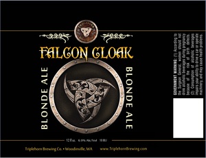 Triplehorn Brewing Co Falcon Cloak Blonde Ale