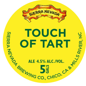 Sierra Nevada Touch Of Tart June 2015