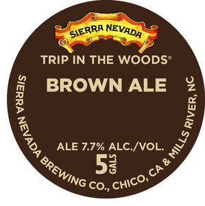 Sierra Nevada Trip In The Woods Brown Ale July 2015