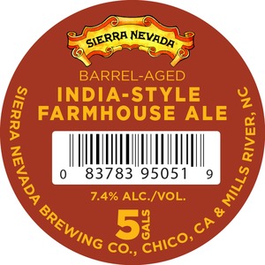 Sierra Nevada Barrel-aged India-style Farmhouse Ale June 2015