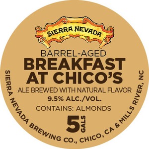 Sierra Nevada Barrel-aged Breakfast At Chico's