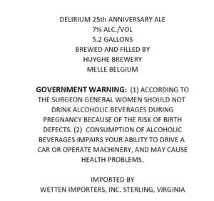Delirium 25th Anniversary Ale 
