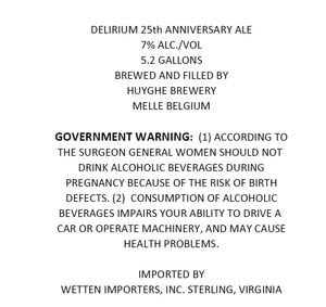 Delirium 25th Anniversary Ale June 2015