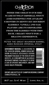 Peter The Great Bourbon Barrel Aged Russian Imperial Stout