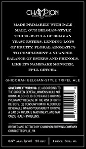 Ghidorah Belgian-style Tripel Ale