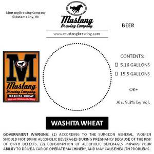 Mustang Brewing Company Washita Wheat