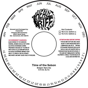 Heavy Riff Time Of The Saison