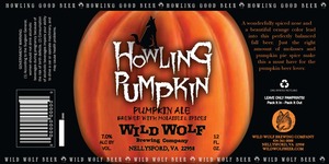 Wild Wolf Brewing Company Howling Pumpkin July 2015