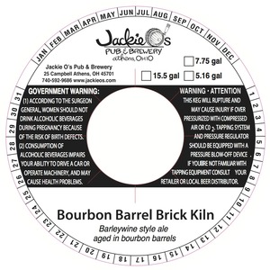 Jackie O's Bourbon Barrel Brick Kiln