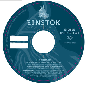 Einstok Arctic Pale Ale July 2015