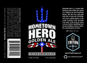 Triton Brewing Hometown Hero Golden Ale