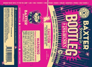 Baxter Brewing Company Bootleg Fireworks