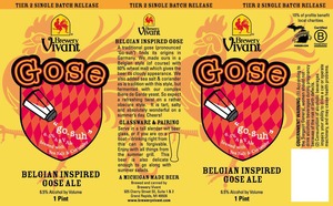 Brewery Vivant Gose July 2015