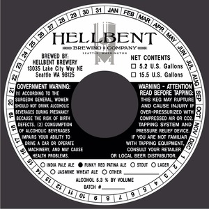 Hellbent Brewing Company Funky Red Patina Ale July 2015