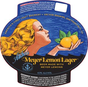 Anchor Brewing Anchor's Meyer Lemon Lager July 2015