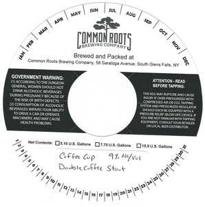 Common Roots Brewing Company Coffee Cup