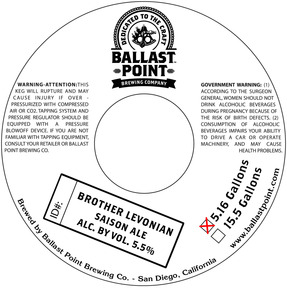 Ballast Point Brother Levonian