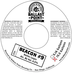 Ballast Point Beacon #9 July 2015