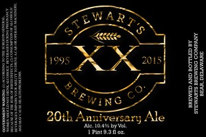 Stewart's Brewing Company 20th Anniversary Ale