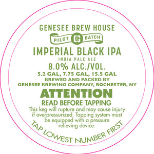 Genesee Brew House Imperial Black IPA