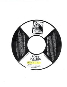 Lost Nation Mosaic IPA Ale July 2015