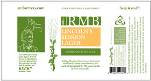 Rolling Meadows Brewery Lincoln's Session Lager