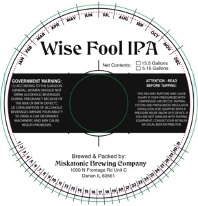 Wise Fool Ipa July 2015