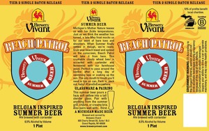 Brewery Vivant Beach Patrol July 2015