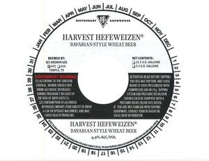 Bj's Harvest Hefeweizen June 2015