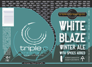 Triple C Brewing Company White Blaze