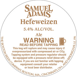 Samuel Adams Hefeweizen