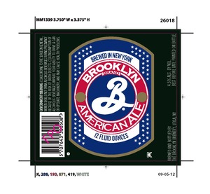 Brooklyn American Ale July 2015