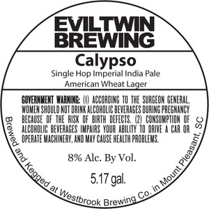 Evil Twin Brewing Calypso Single Hop Imperial