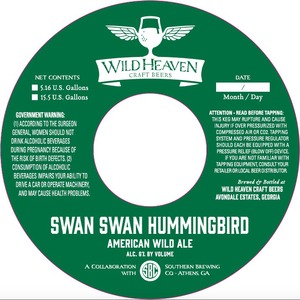 Swan Swan Hummingbird American Wild Ale