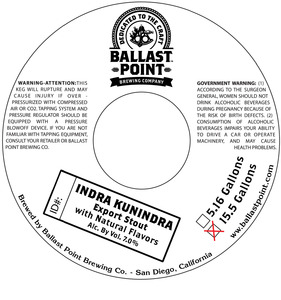 Ballast Point Indra Kunindra