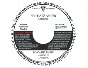 Bj's Oasis Amber June 2015