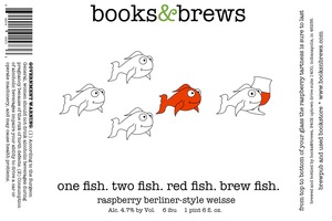 Books & Brews One Fish. Two Fish. Red Fish. Brew Fish.