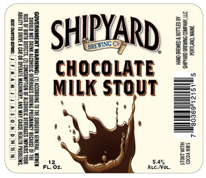 Shipyard Brewing Co Chocolate Milk Stout July 2015