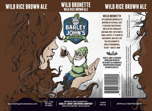 Wild Brunette Wild Rice Brown Ale 