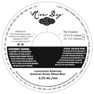 Lowcountry Ambrosia American Wheat Beer July 2015