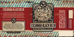 Upper Hand Brewery Escanaba Black Beer July 2015